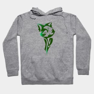 green cat t-shirt Hoodie